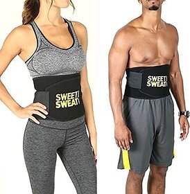 Eastern Club Adjustable Fat Burner Waist Trimmer For Men  Women - Black