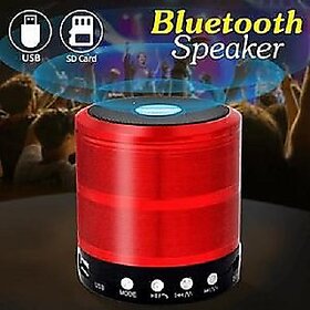 Powerful Sound Metal Body Memory Card Slot Bluetooth Speaker  (Multi Colour)