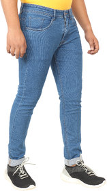 PRJ IN STYLE Men Slim Fit Light Blue Jeans