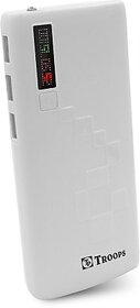 TP TROOPS 2.1A 3-USB Port Power Bank 12000mAH Battery Charger PVBA Flashlight for Cell Phone DIY Universal Portable