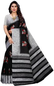 SVB Saree Black Colour Printed Saree