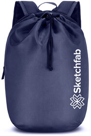 Sketchfab 15 Ltrs Casual/School/College Backpack Boys and Girls Luggage Travel Bags (DAYPACK Blue)