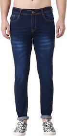 Men Dark Blue Jeans