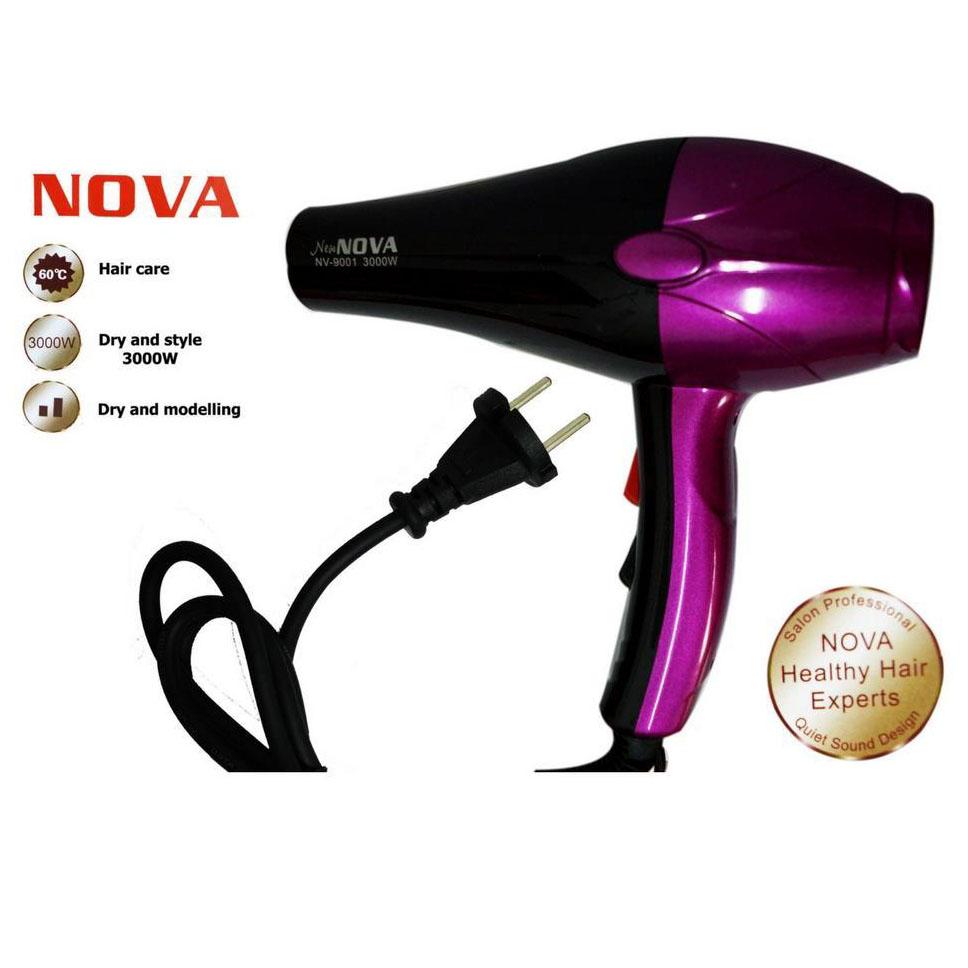 Nova Professional Nv-9001 3000W Hair Dryer -Assorted Colour - Aafno Pasal  Online Shopping
